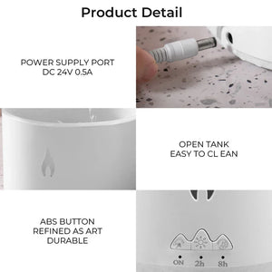 Adding essential oils to the Sanctaglow humidifier and aroma diffuser
