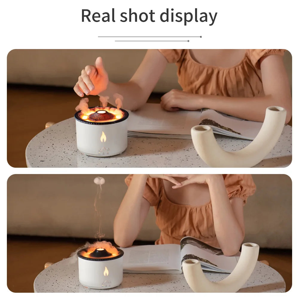 Adding essential oils to the Sanctaglow humidifier and aroma diffuser

